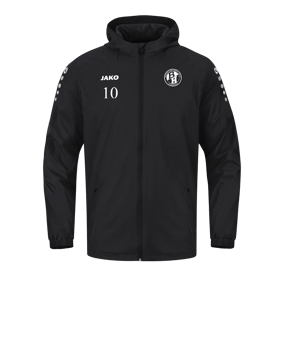 JAKO Team 2.0 Allwetterjacke Schwarz F800