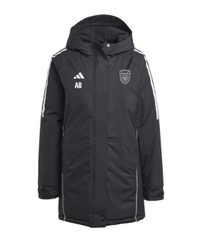 adidas Tiro 24 Kapuzenjacke Damen Schwarz