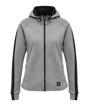 Hummel hmlESSI Kapuzenjacke Damen Grau F2006 - grau