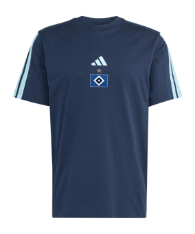 adidas Hamburger SV T-Shirt Blau