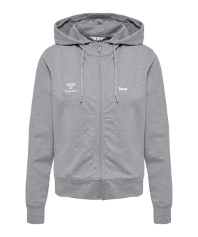 Hummel GO 2.0 Kapuzenjacke Damen Grau F2006