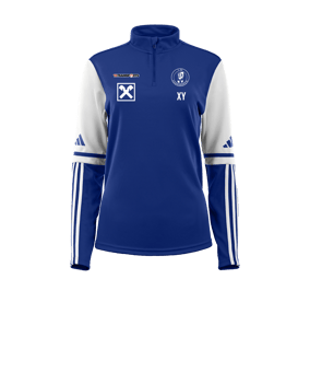 adidas Squadra 25 HalfZip Sweatshirt Damen Hellblau