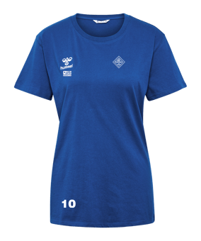 Hummel GO 2.0 T-Shirt Damen Blau F7045