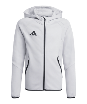 adidas Tiro Travel Hoody Kids Grau - grau