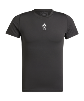 adidas Techfit Aeroready T-Shirt Schwarz