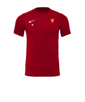 Maillot à manches courtes Nike Park VII rouge F657 