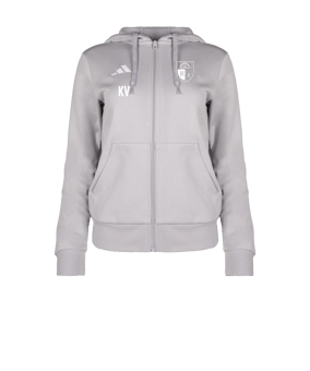adidas Entrada 26 Kapuzenjacke Damen Grau