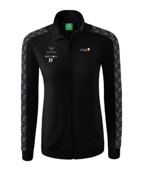 Erima Essential Team Tracktop Jacke Damen Schwarz