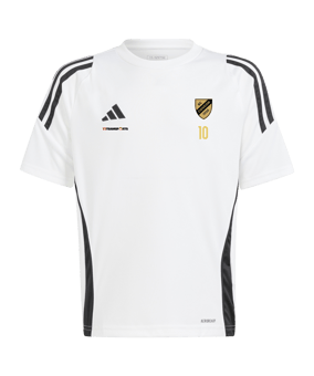 adidas Tiro 24 Trikot Kids Weiss Schwarz
