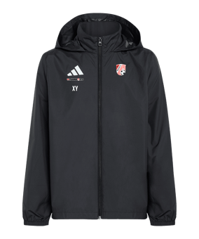 adidas Entrada 26 Regenjacke Kids Schwarz