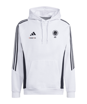 adidas Tiro 24 Hoody Weiss Schwarz