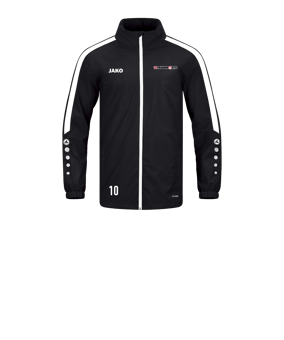 JAKO Power Allwetterjacke Kids Schwarz Weiss F800