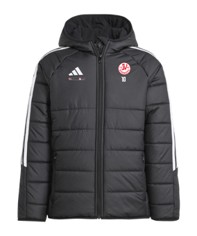 adidas Tiro 24 Winterjacke Kids Schwarz Weiss