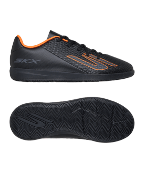 Skechers SKX 2 Low JR IN Obsidian Kids Schwarz FBKOR - schwarz