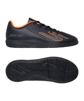 Skechers SKX 2 Low JR IN Obsidian Kids Schwarz FBKOR