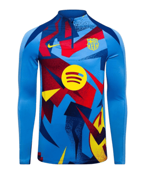 Nike FC Barcelona Strike Top Sweatshirt Kids Blau F413 - blau