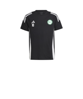 T-shirt adidas Tiro 24 enfants noir blanc 