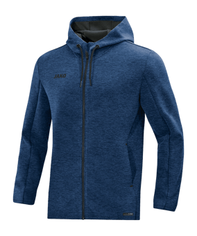 JAKO Premium Basic Kapuzenjacke Blau F49