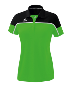 Erima Change by Poloshirt Damen Grün Schwarz - gruen
