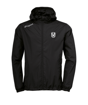 uhlsport Essential Regenjacke Schwarz Weiss F01 