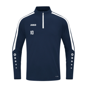 JAKO Power Sweatshirt Blau Weiss F900