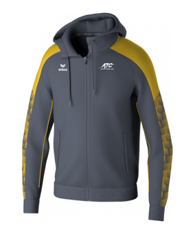 Erima Evo Star Trainingsjacke Grau Gelb