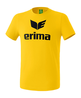 Erima Promo T-Shirt Kids Gelb Schwarz
