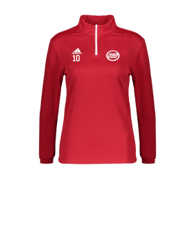 adidas Entrada 22 HalfZip Sweatshirt Damen Rot