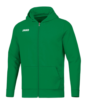 JAKO Base Kapuzenjacke Kids Grün F06 - gruen