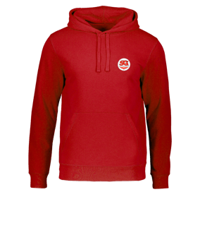 Merch Drummer 2.0 Hoody Red | #justlogo4c