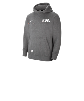 Nike Park 20 Fleece Hoody Kids Grau Weiss F071