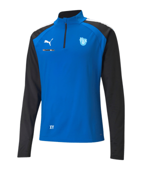 PUMA teamLIGA HalfZip Sweatshirt Blau F02