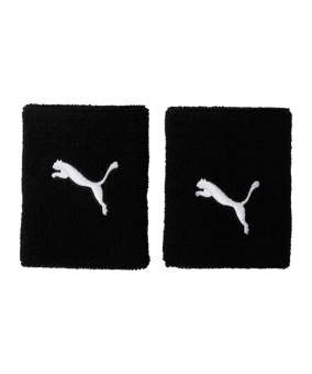 PUMA Team Long Wristband Schweissband Schwarz F01