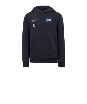 Nike Park 20 Fleece Hoody Kids Blau Weiss F451