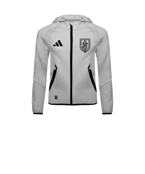 adidas Tiro Travel Hoody Kids Grau