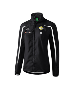 Erima Laufjacke Damen Schwarz Weiss
