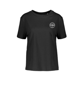 Merch Muser T-Shirt Women Black | #justlogo1c