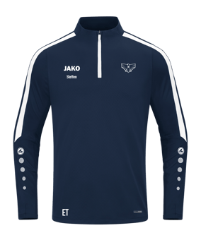 JAKO Power Sweatshirt Kids Blau Weiss F900