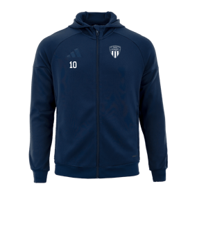 adidas Tiro 25 Travel Kapuzenjacke Blau