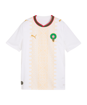 PUMA FRMF Marokko Trikot Away WM 2026 Kids Weiß F02 - weiss