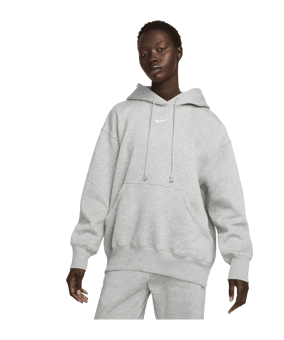 Nike Phoenix Oversized Hoody Damen Grau F063 - grau