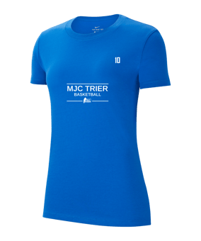 Nike Park 20 T-Shirt Damen Blau Weiss F463