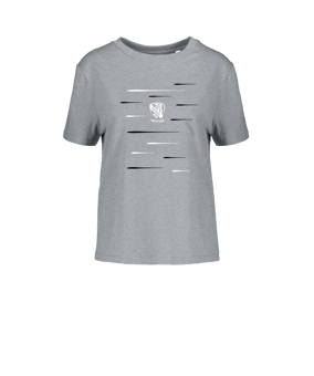 Merch Muser T-Shirt Women Heather Grey | #lines