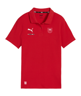 PUMA teamGOAL Casuals Poloshirt Damen Rot F01