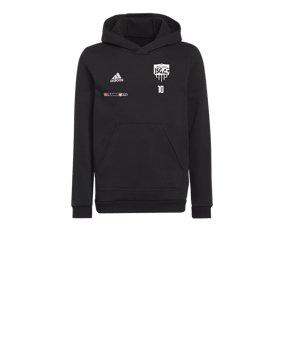 adidas Entrada 22 Hoody Kids Schwarz
