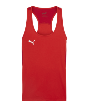 PUMA teamGOAL Tanktop Damen Rot F01 - rot