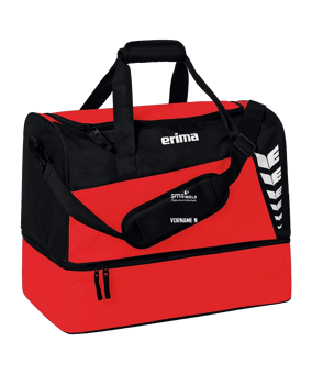 Erima Six Wings Sporttasche mit Bodenfach Gr.M Rot
