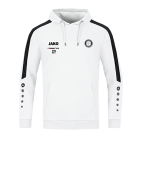JAKO Power Hoody Weiss Schwarz F000