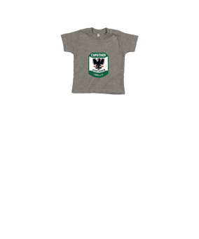 Merch Baby T-Shirt Heather Grey Melange | #logo4c