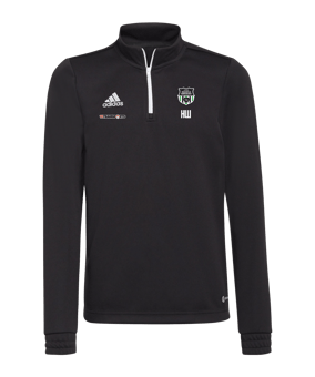 adidas Entrada 22 HalfZip Sweatshirt Kids Schwarz